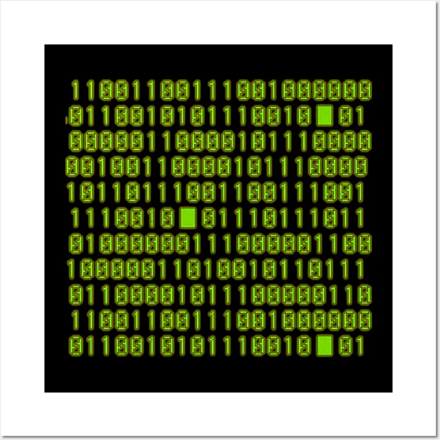 Binary Code (version 1) Wall Art by CJProArtz